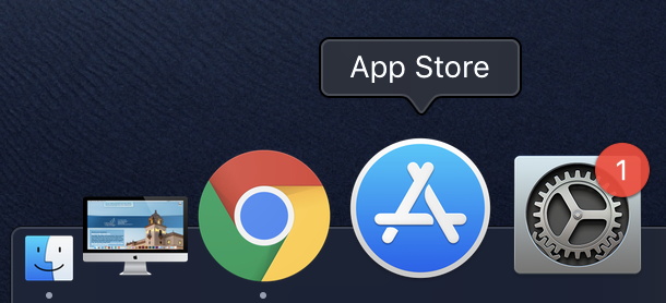 Open the app store