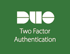 Duo logo. Two Factor Authentication.