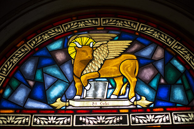 Stained glass window