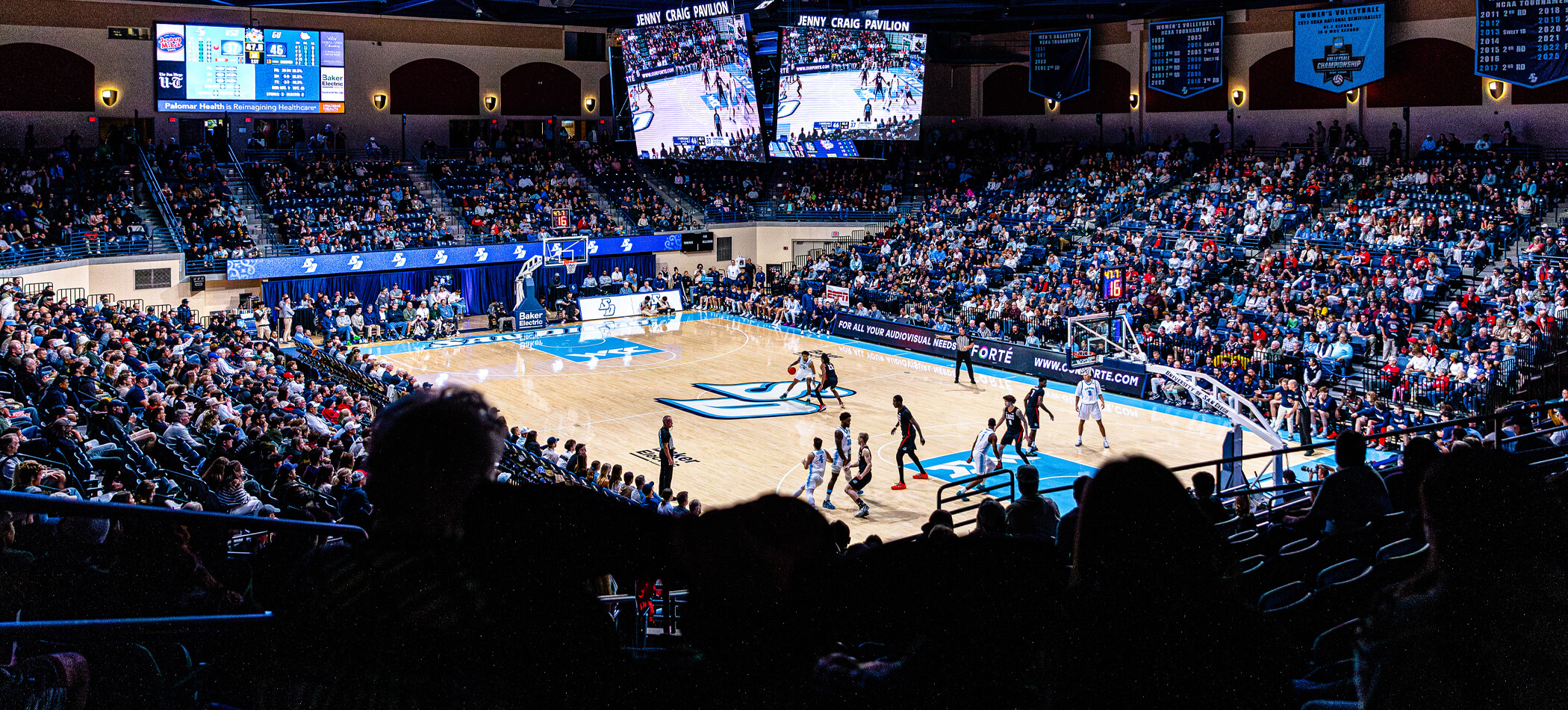 USD Men's Basketball in the Jenny Craig Pavilion