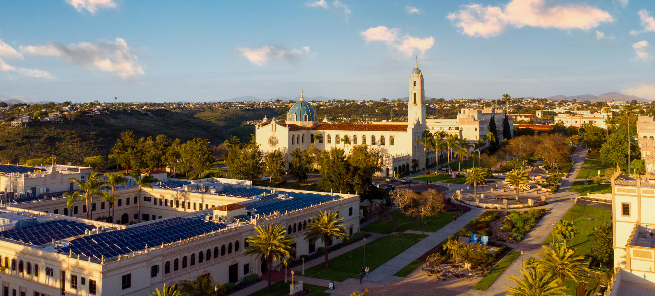USD campus aerial