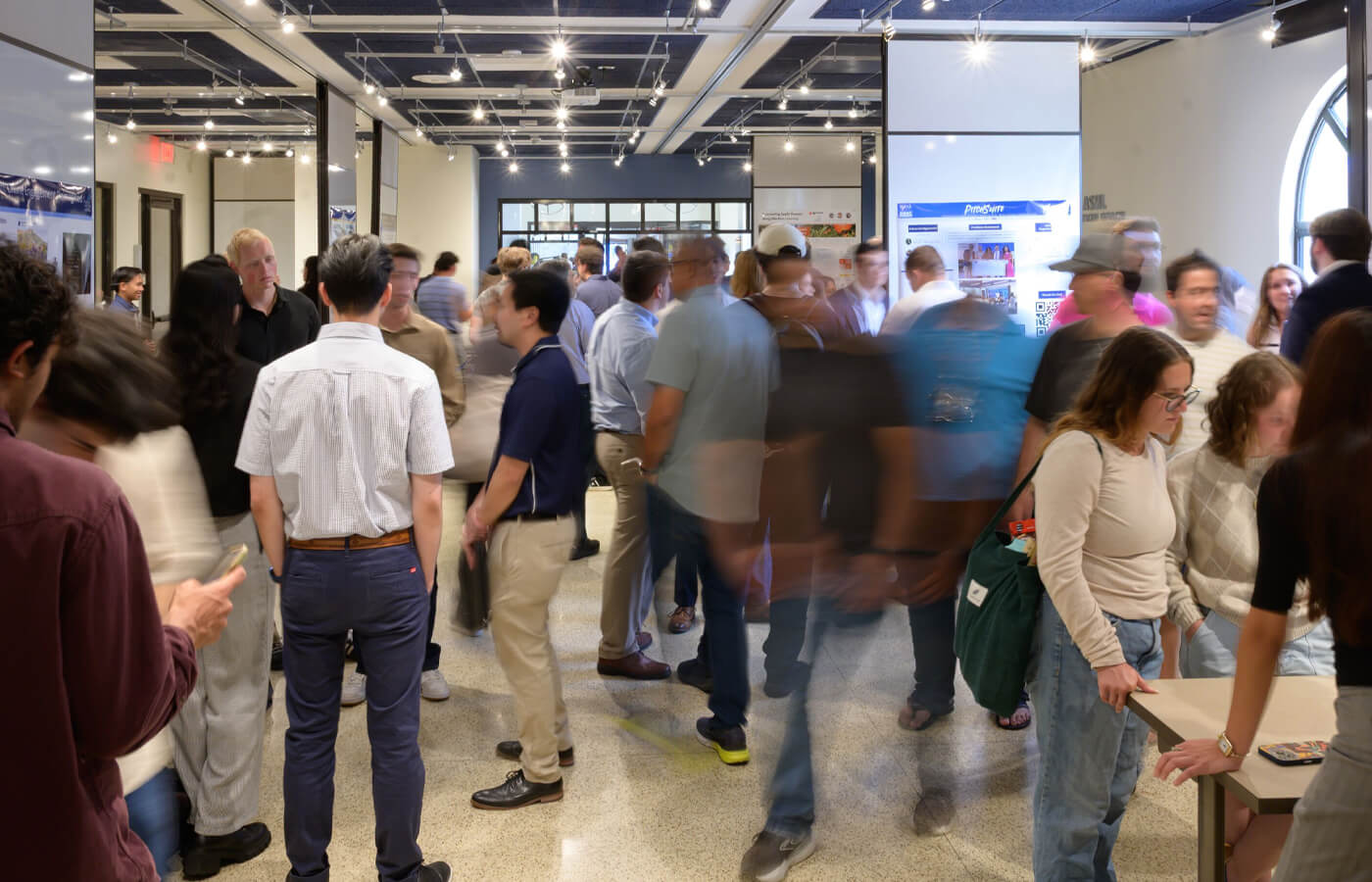 Crowd attending a SMSE event