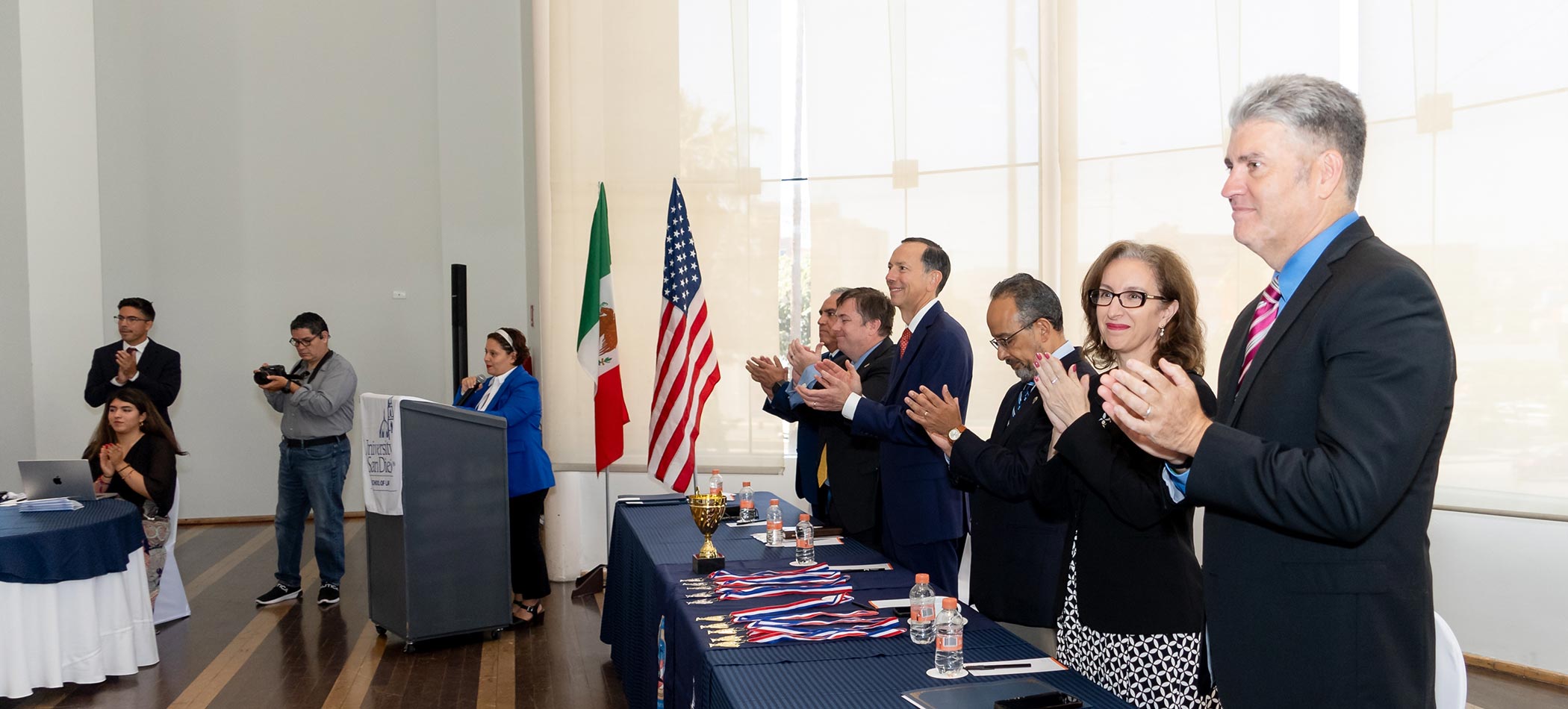 A panel of USD faculty