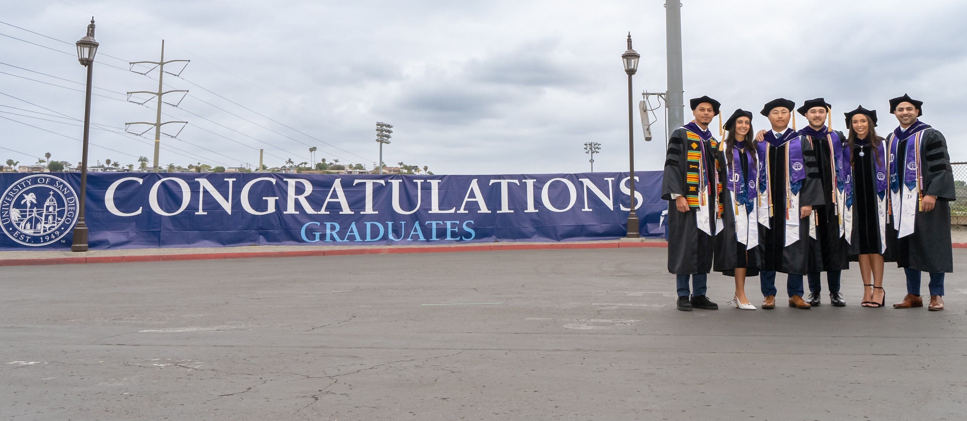 Students at commencement
