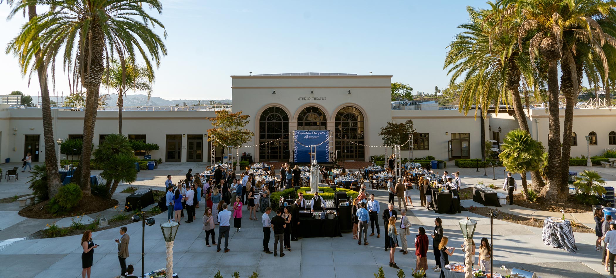 An event on the usd campus