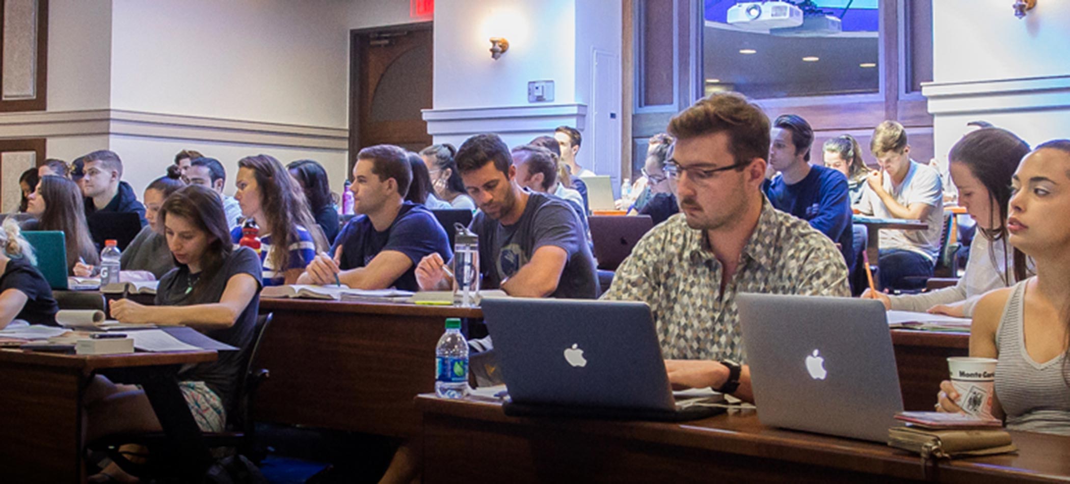 Students in a law class