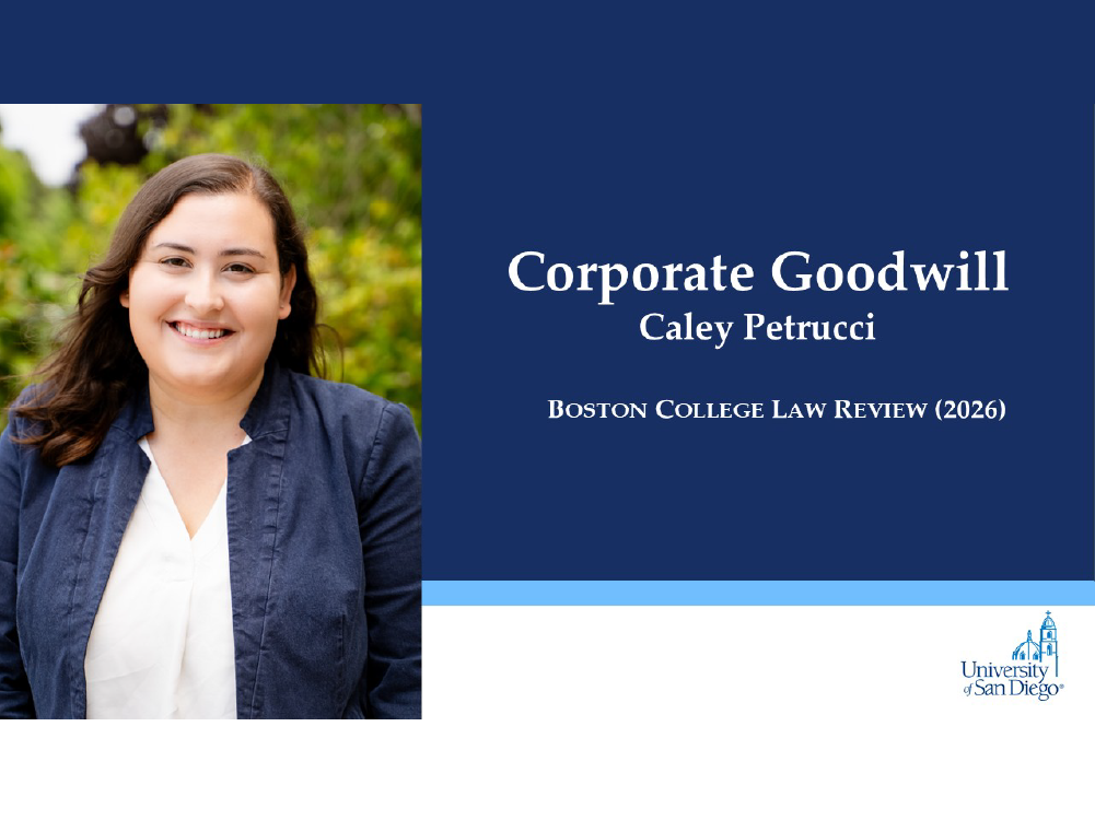 Corporate Goodwill