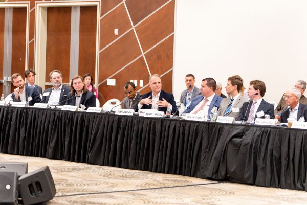 image of group sitting at table