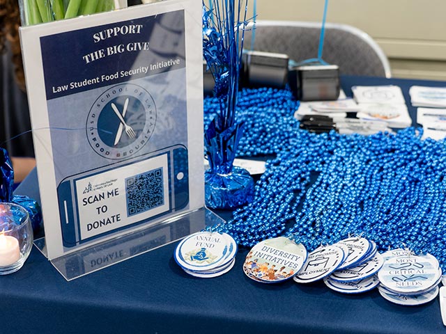 USD swag on a table
