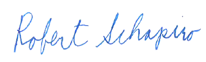 Robert Schapiro signature