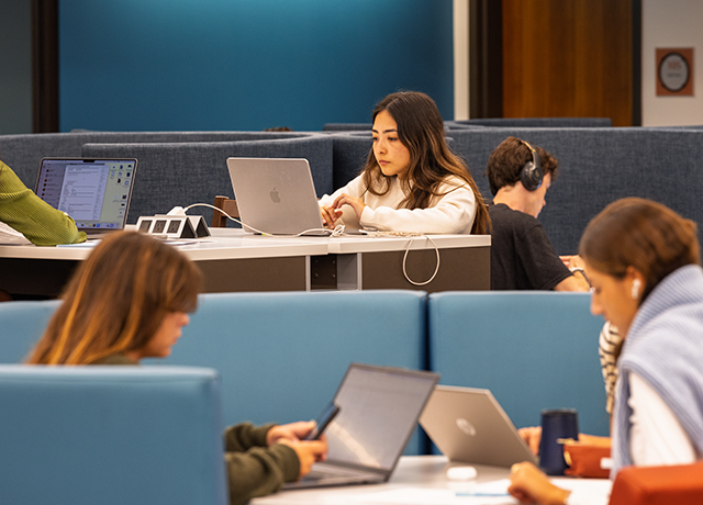 students sitting reading