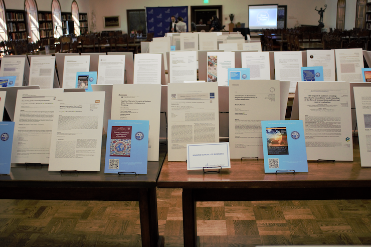Table displaying books and articles