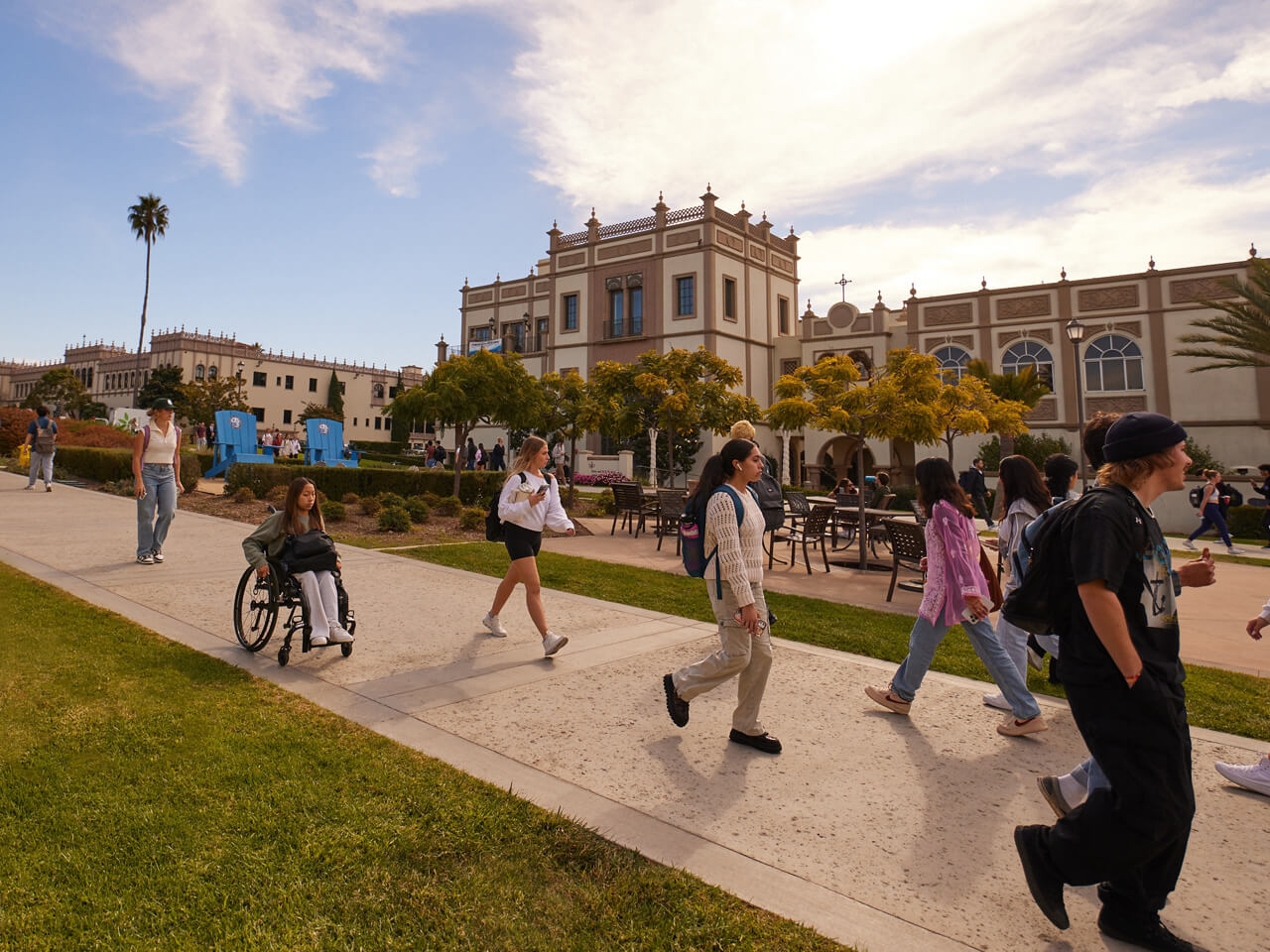 USD students on campus