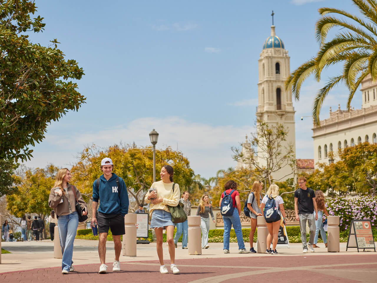 USD students on campus