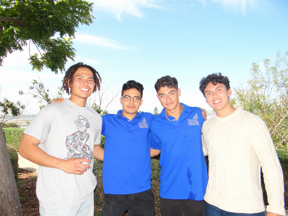 Group of students posing for the camera