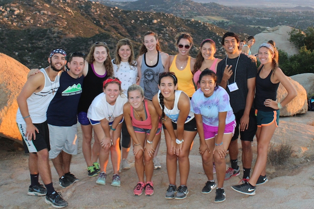 students at pre-orientation