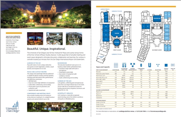 Flyer describing facts about the Kroc facility