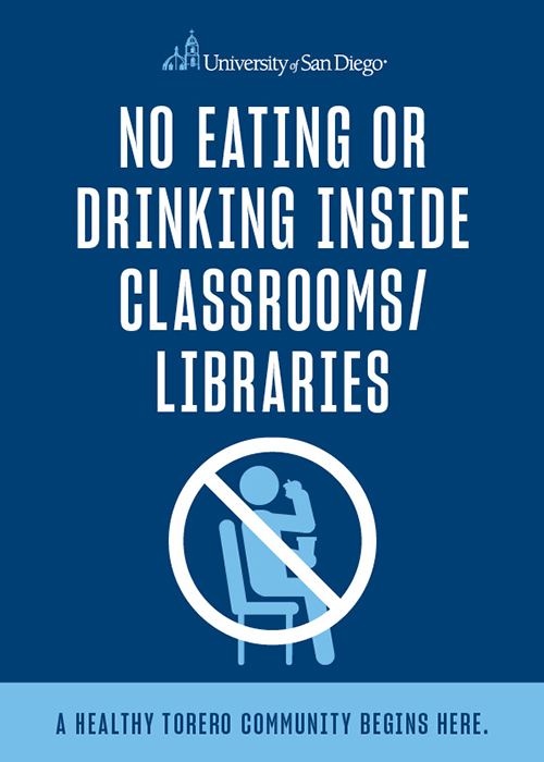 Spring 2022 Classroom and Library Eating Guidelines