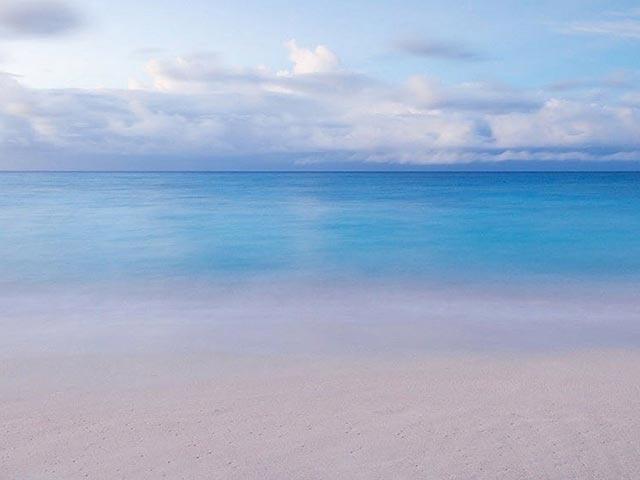The ocean and the sky