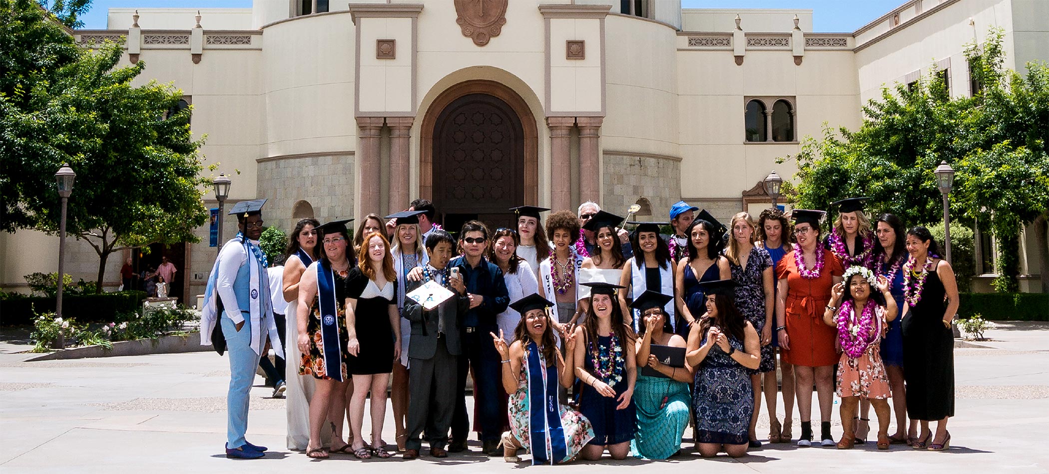 A group of students from the Kroc School