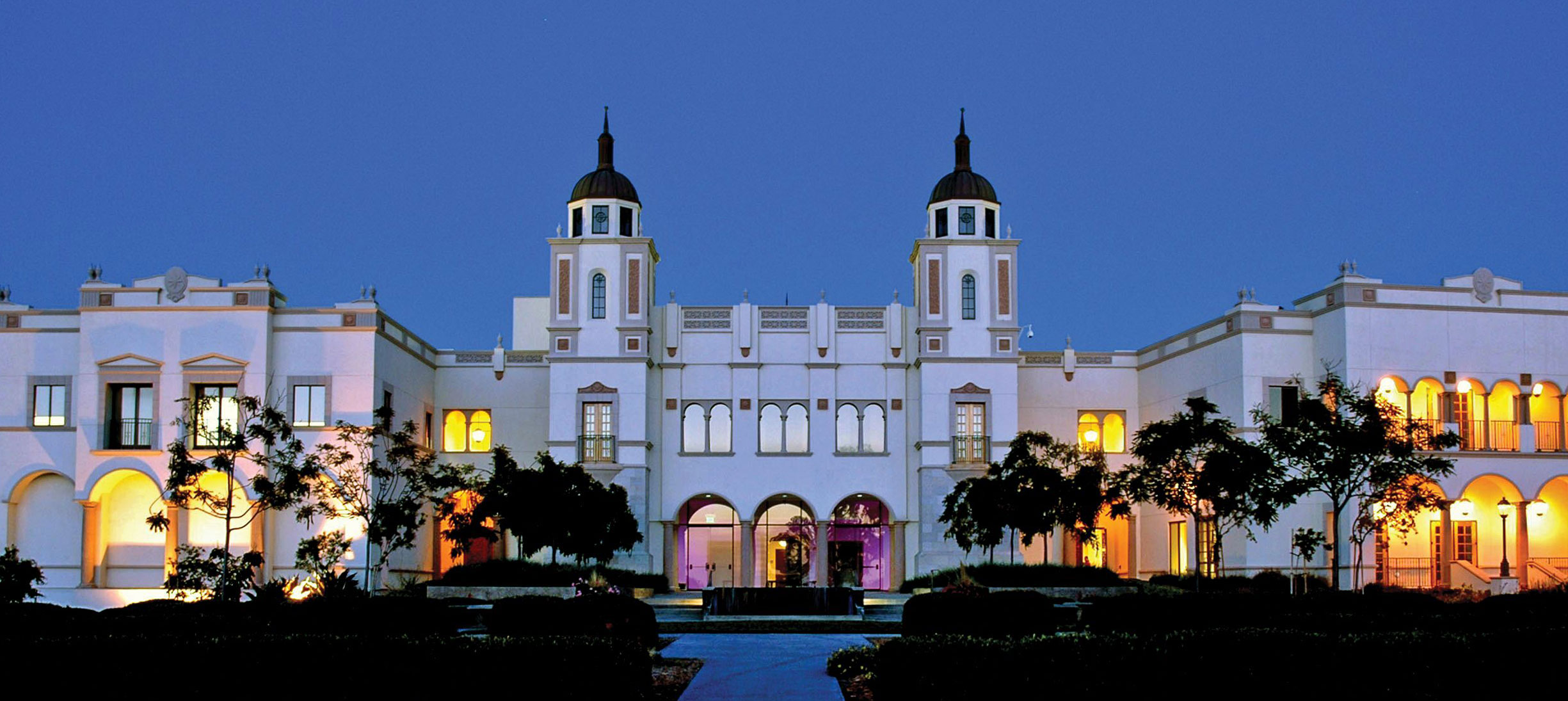 Kroc IPJ building shot at dusk