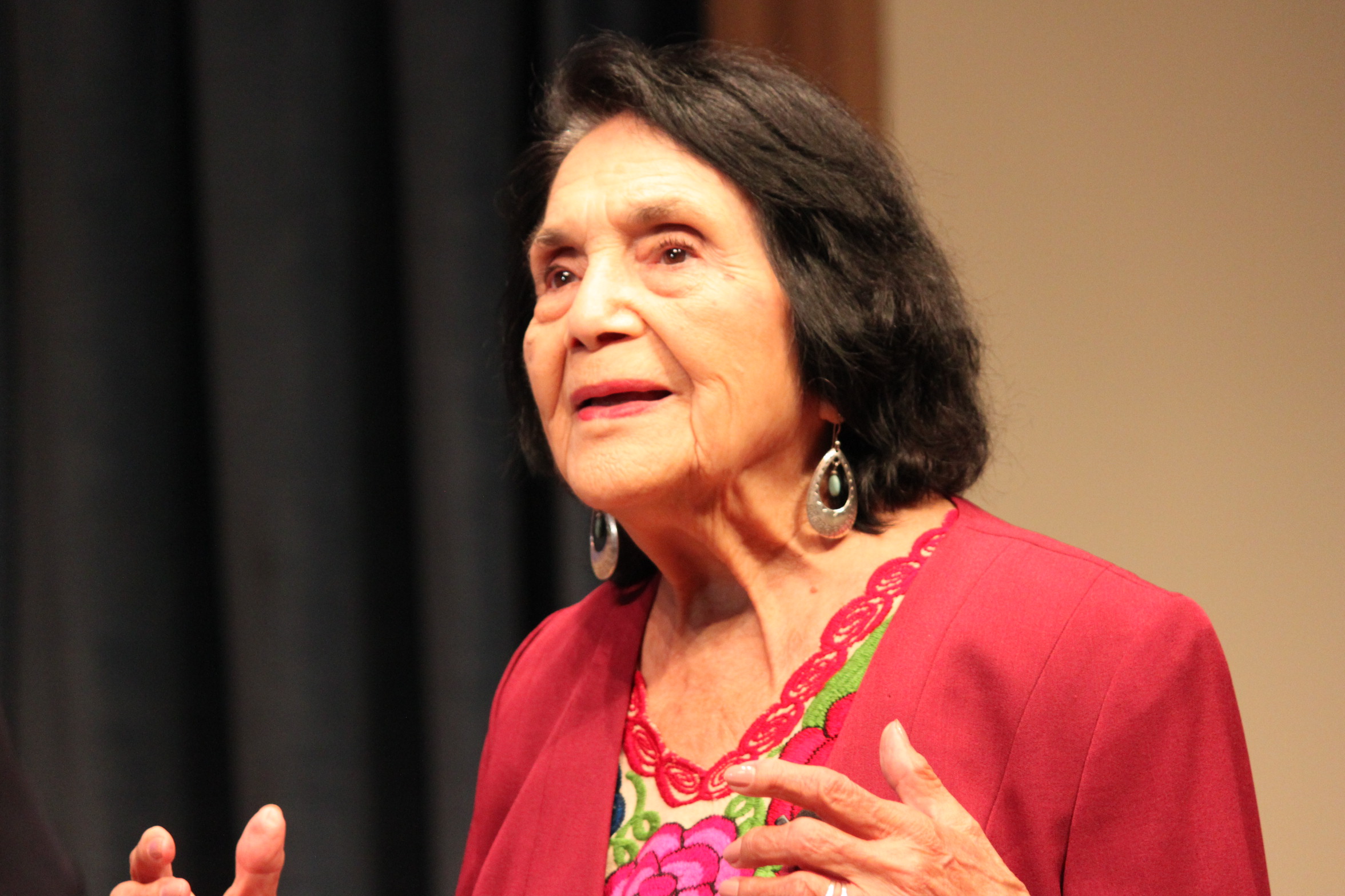 Dolores Huerta speaking