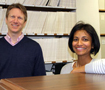 Scott Anders and Nilmini Silva-Send on USD's campus