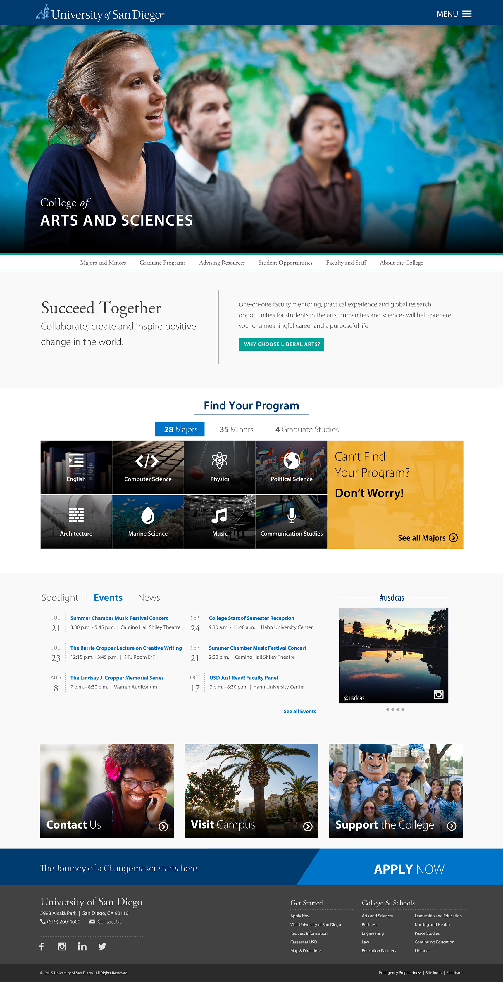 College Home Page