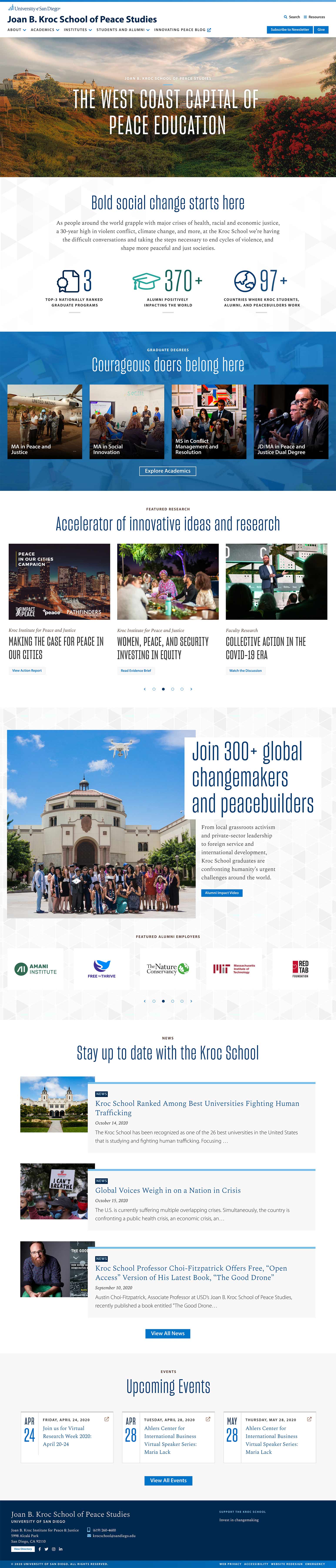 Peace Home Page