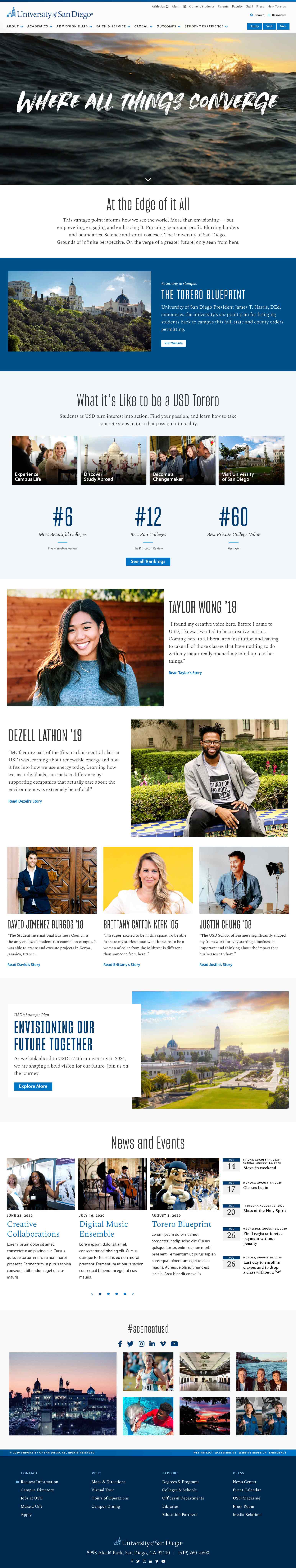 USD Home page