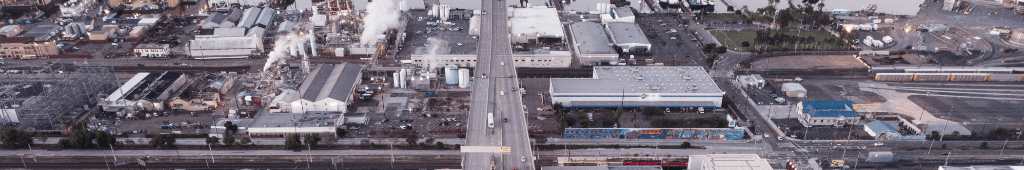 aerial view of city
