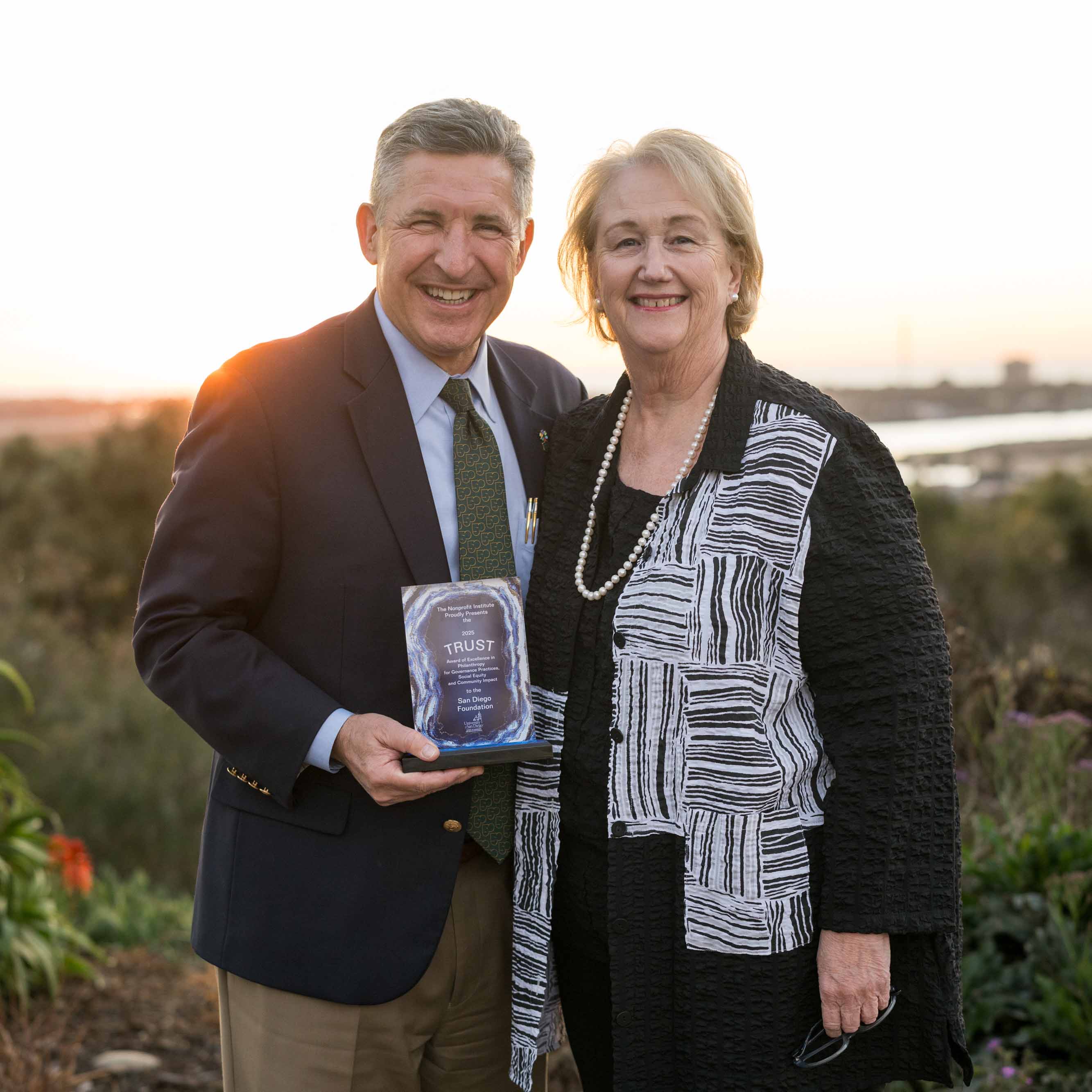 San Diego Foundation with the TRUST Award for Excellence in Philanthropy