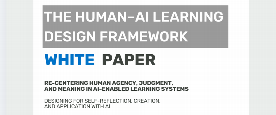 WhitePaper1-The Human-AI-Learning Design Framework