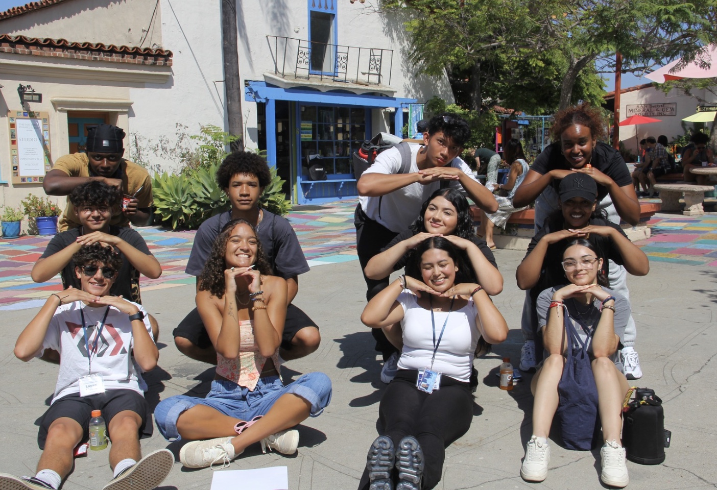 A group of students from the SSS
