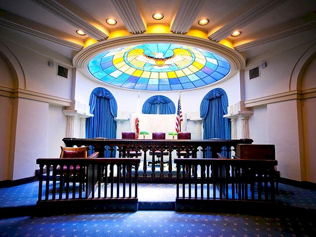the law grace courtroom