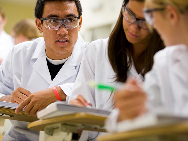 students in class