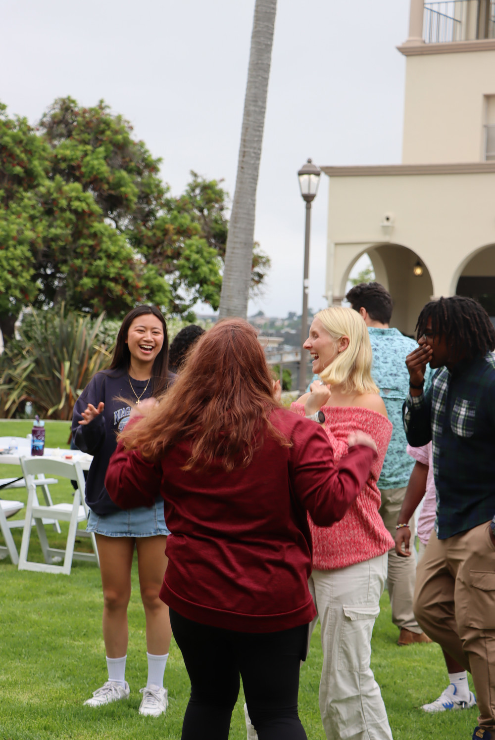 students on the lawn at the summer kick-off event 2025
