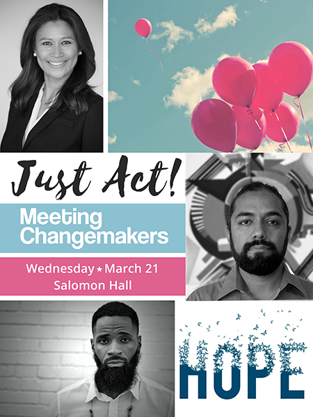just act meeting changemakers image of stephanie brown, isaias crow, harold green