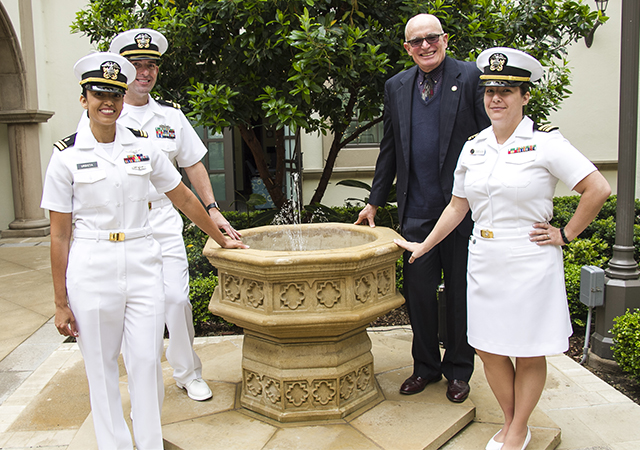 Military Nurses Celebration -- Dr. Burkard and Navy Nurses
