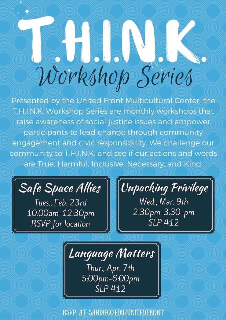 T.H.I.N.K. Series Flier