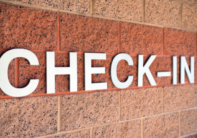 check-in