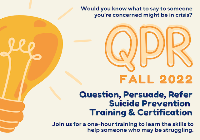 QPR - Fall 2022 flyer