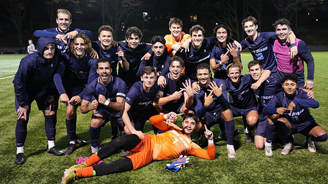 Men’s Soccer Wins WCC Championship