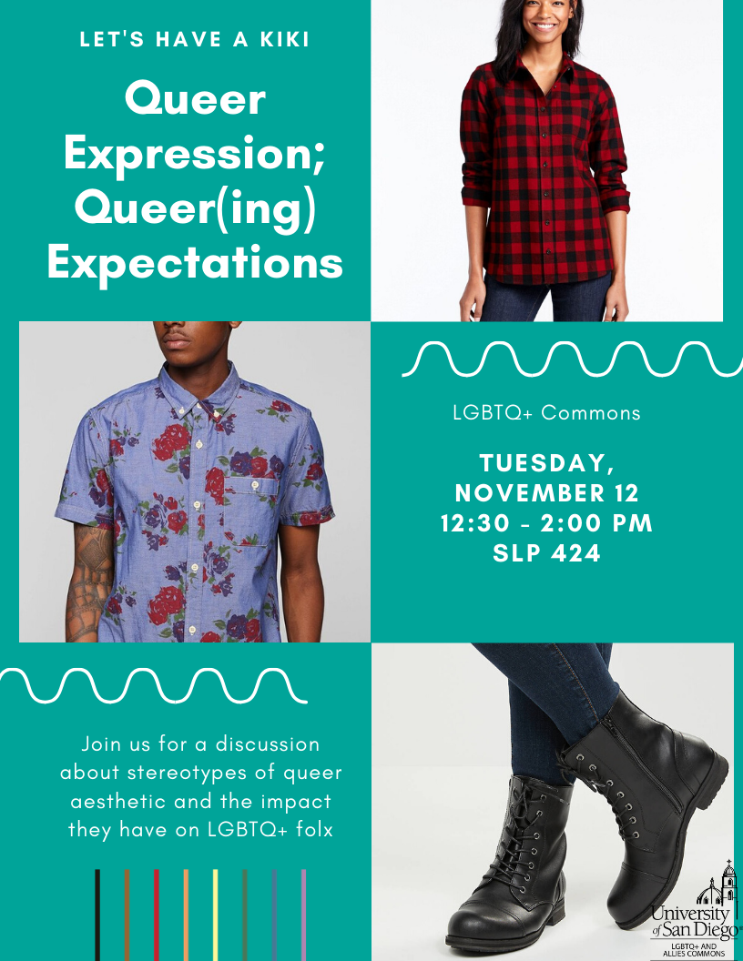 Let's Have A Kiki: Queer Expression; Queer(ing) Expectations event flyer