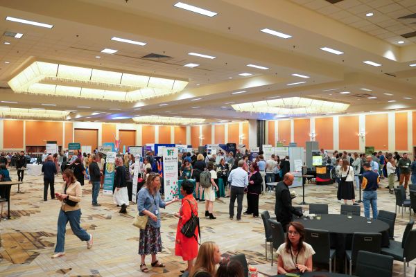 Exhibition Hall at AASHE 2025.