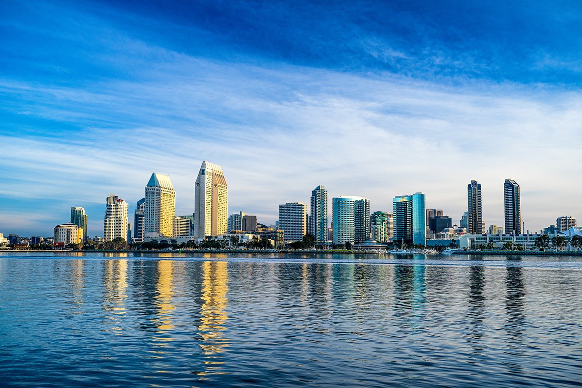 View of San Diego downtown skyline