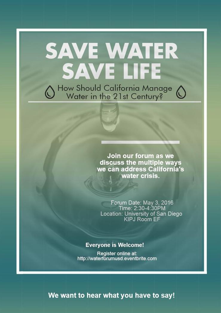 Save Water Forum