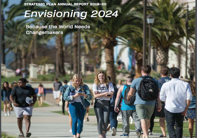 Image of students walking on campus
