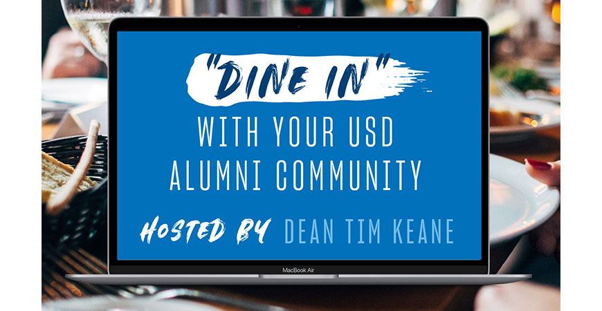 Dine in with your USD alumni community