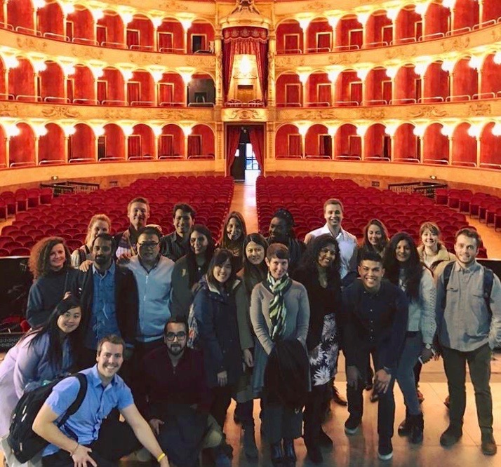 USD Professor Priya Kannan-Narasimhan teaches an MBA class on creativity in Rome